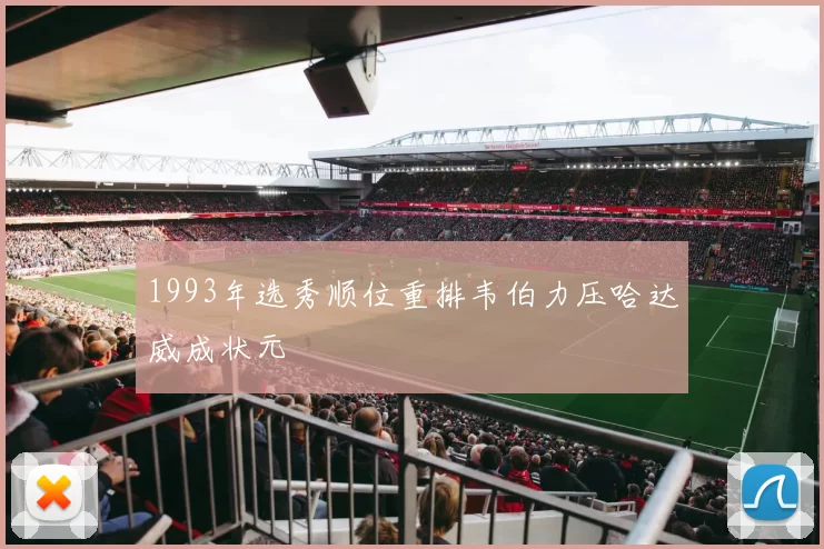 1993年选秀顺位重排韦伯力压哈达威成状元