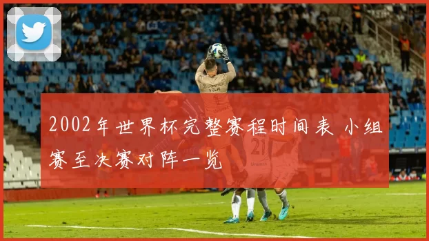 2002年世界杯完整赛程时间表 小组赛至决赛对阵一览